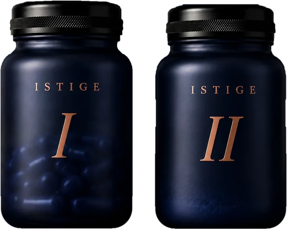 The ISTIGE Capsule and Powder jars together